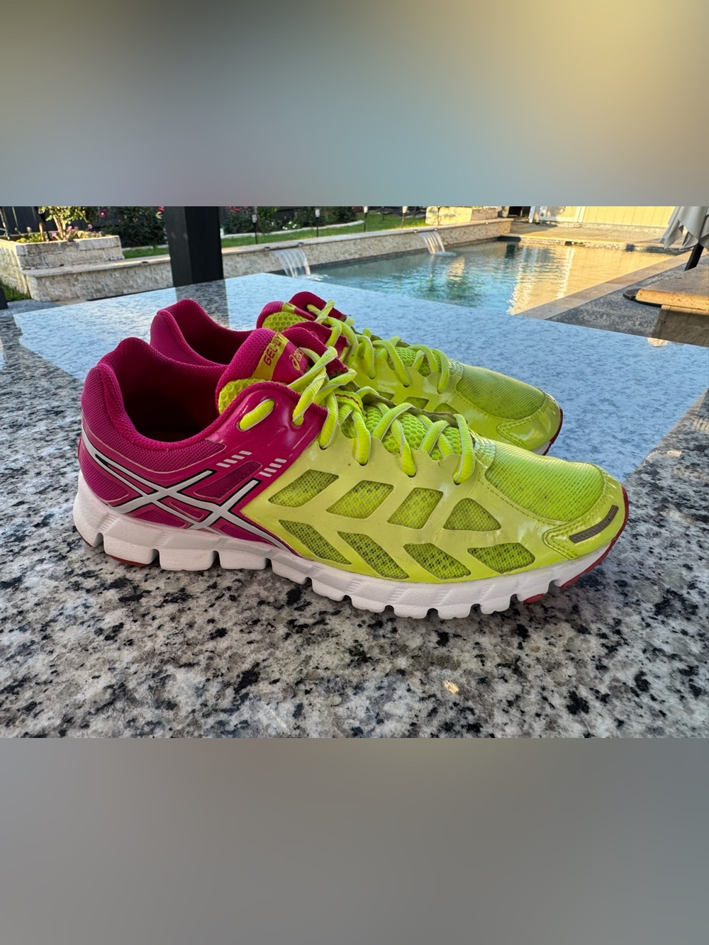 ASICS Gel Lyte 33 Women's Running Shoes Size 9 Us Neon Yellow And Pink